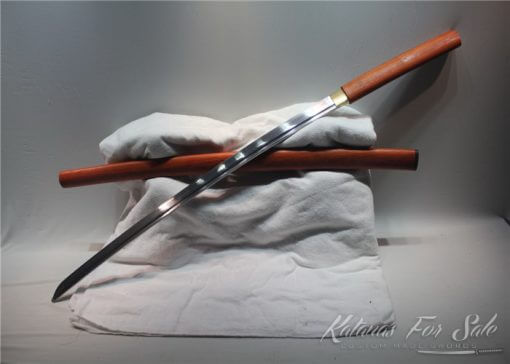 Red rosewood Shirasaya Set 1060 folded steel - Image 4