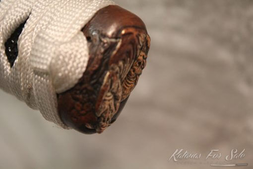 1060 Carbon Steel Heat Tempered Nagamaki (High Quality Copper Fittings) - Image 3