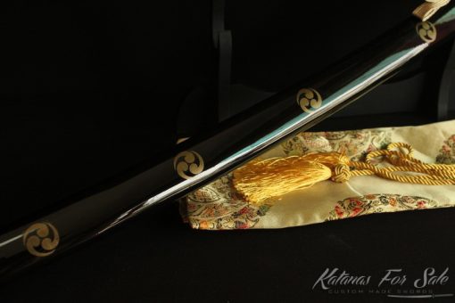 Folded 1095 Carbon Steel Katana (High Quality Copper Fittings) - Image 9