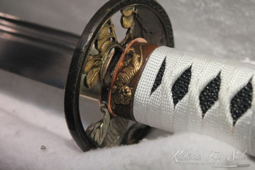 1060 Carbon Steel Heat Tempered Nagamaki (High Quality Copper Fittings) - Image 5