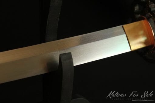 Folded 1095 Carbon Steel Katana (High Quality Copper Fittings) - Image 10