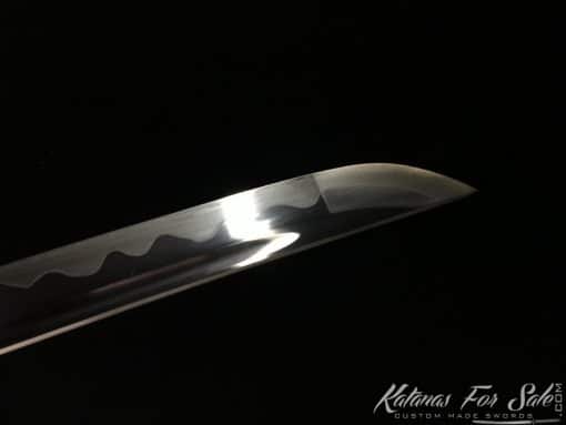 1060 Carbon Steel Heat Tempered Silver Katana (standard fittings) - Image 5