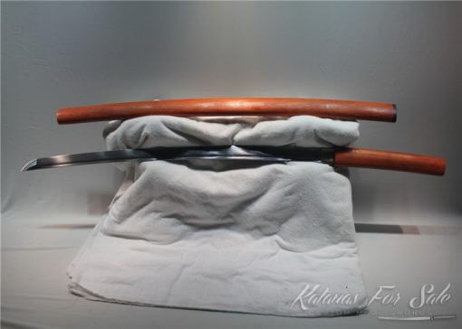 Red rosewood Shirasaya Set 1060 folded steel - Image 5