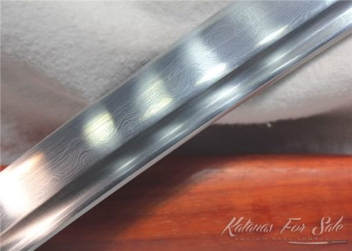 Red rosewood Shirasaya Set 1060 folded steel - Image 7