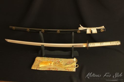 Folded 1095 Carbon Steel Katana (High Quality Copper Fittings) - Image 13