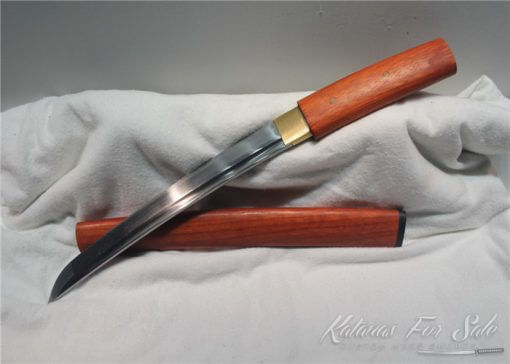 Red rosewood Shirasaya Set 1060 folded steel - Image 10