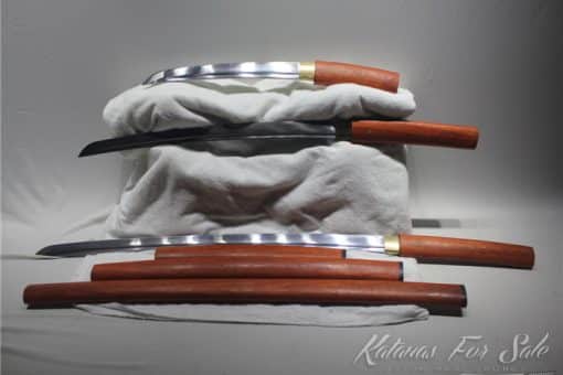Red rosewood Shirasaya Set 1060 folded steel