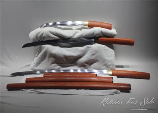 Red rosewood Shirasaya Set 1060 folded steel