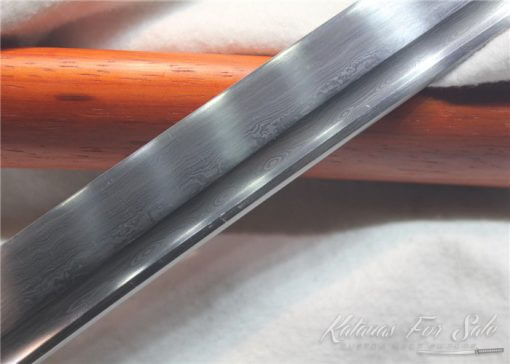 Red rosewood Shirasaya Set 1060 folded steel - Image 12
