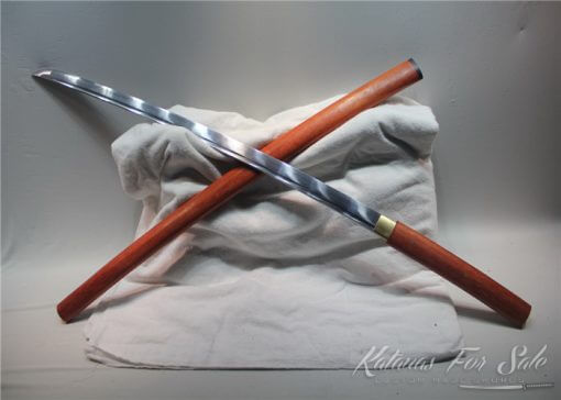 Red rosewood Shirasaya Set 1060 folded steel - Image 13