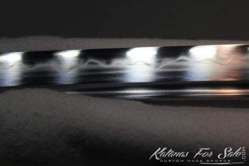 T10 Clay Tempered Bamboo Saya Katana with Copper Fittings - Image 12