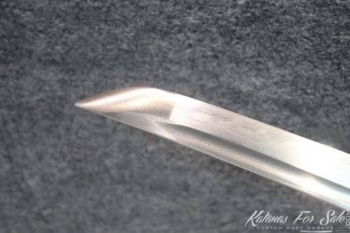 1095 Folded Clay Tempered Katana With Brass set Fittings - Image 4