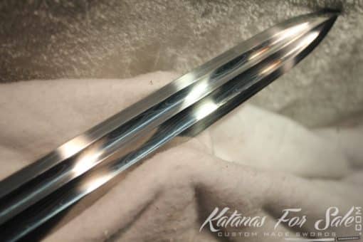 1095 Folded Steel Chinese Jian with Copper Fittings - Image 6