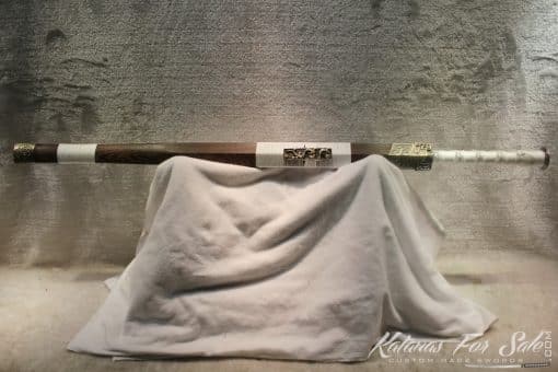 Spring Steel Han Chinese Broadsword  double Edge Sharp - Image 5