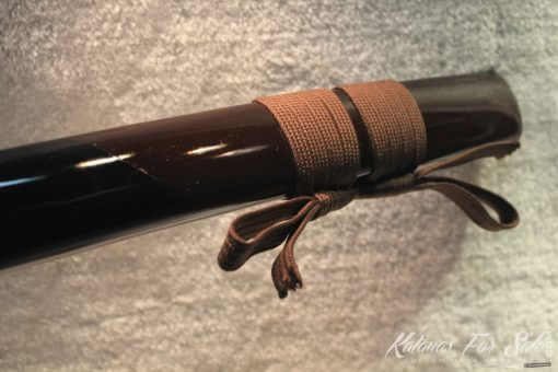 T10 Clay Tempered Carbon Steel Katana With Brass Fittings - Image 6