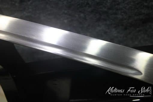 1060 steel Heat Tempered Engraved Katana with Standard Tsuba - Image 8