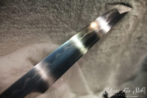 T10 Folded Clay Tempered Carbon Steel Katana Brass Fitting - Image 10