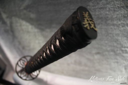 T10 Clay Tempered Carbon Steel Katana Iron Tsuba - Image 6