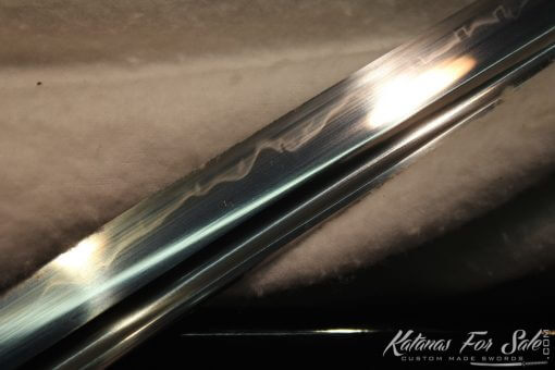 T10 Clay Tempered Carbon Steel Katana Iron Tsuba - Image 4