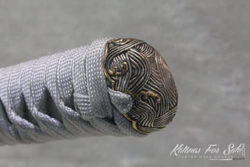 T10 Clay Tempered Katana with High Quality Copper Fittings and Hadori Polish Finish - Image 4