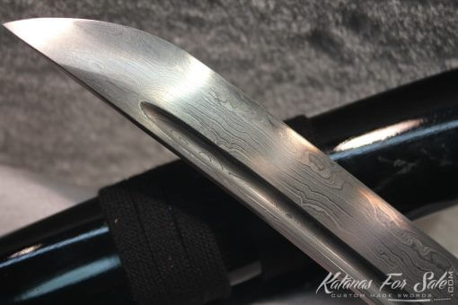 1095 Folded Carbon Steel Katana Wakizashi Tanto sword set - Image 8