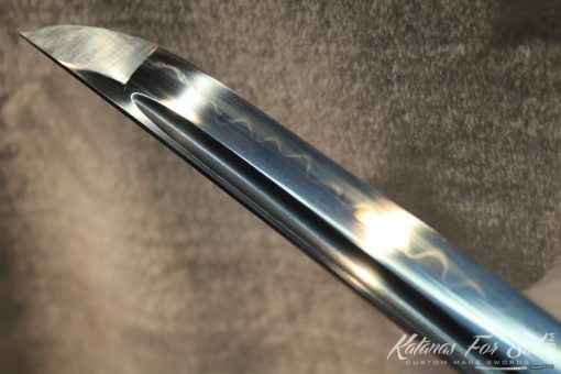 T10 Clay Tempered Carbon Steel Katana Brass Fittings - Image 9