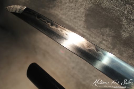 T10 Folded Clay Tempered Carbon Steel Katana Brass Fitting - Image 12
