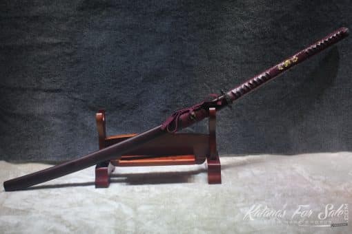 1060 High Carbon Steel Heat Tempered Nagamaki With Standard Fittings - Image 4