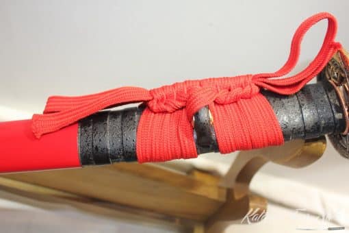 T10 Folded Nagamaki with High Quality Copper Fittings - Image 10