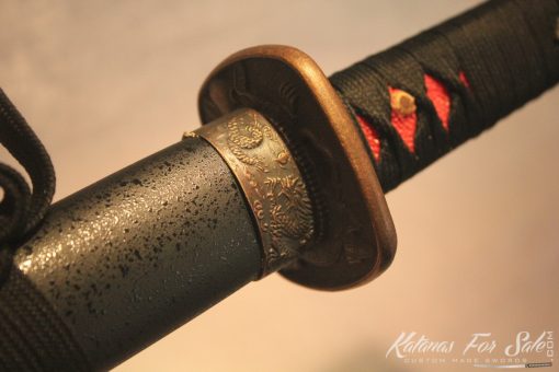1060 Carbon Steel Ninjato Straight Blade Metal Tsuba - Image 8