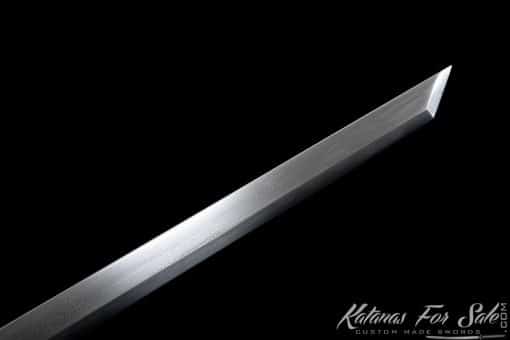 T10 Folded Clay Tempered Ninjato Straight Blade - Image 9