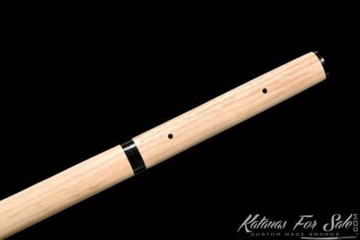 T10 Folded Clay Tempered Ninjato Straight Blade - Image 15