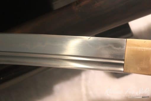 T10 Clay Tempered Ebony Wood Shirasaya with Buffalo Horn Tips - Image 8