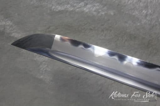T10 Clay Tempered Katana with High Quality Copper Fittings and Hadori Polish Finish - Image 8