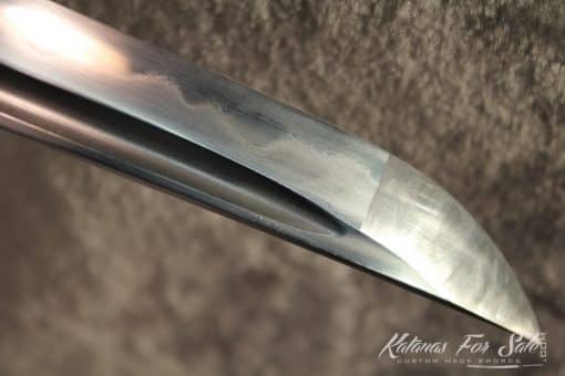 T10 Folded Steel Clay Tempered Katana With Copper Fittings - Image 8