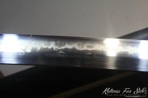 T10 Clay Tempered Choji Hamon Katana with Copper Fitting - Image 9