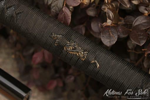 1060 Steel Heat Tempered Nodachi With Iron Tsuba - Image 4