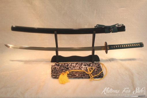 T10  Clay Tempered Carbon Steel Katana High Quality Copper Fittings - Image 5