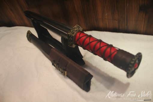 1095 Folded Steel Chinese Han Double Edge Sword - Image 5
