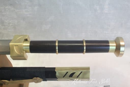 1095 Folded Steel Chinese Jian with Copper Fittings - Image 8