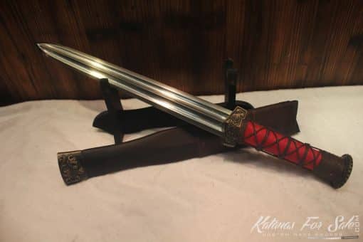 1095 Folded Steel Chinese Han Double Edge Sword