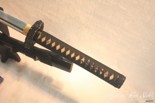 T10 Clay Tempered Carbon Steel Katana Metal Alloy Fittings - Image 4