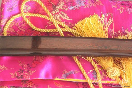 1095 Red Folded Carbon Steel Katana High Quality Copper Fittings - Image 11