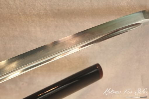 T10 Folded Clay Tempered Carbon Steel Katana HQ Copper Fittings Buffalo Horn Saya - Image 4