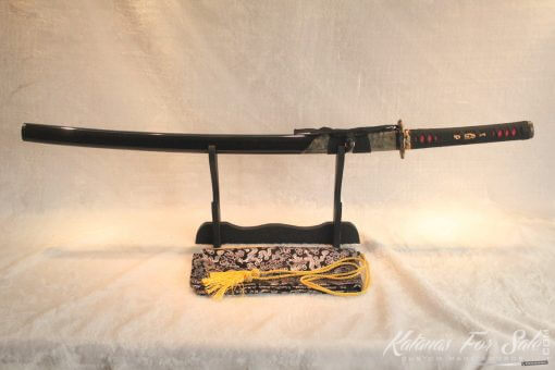 T10 Clay Tempered Carbon Steel Katana HQ Copper Fittings Ray Skin Saya - Image 7