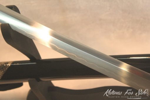 T10 Clay Tempered Carbon Steel Katana HQ Copper Fittings Ray Skin Saya - Image 8
