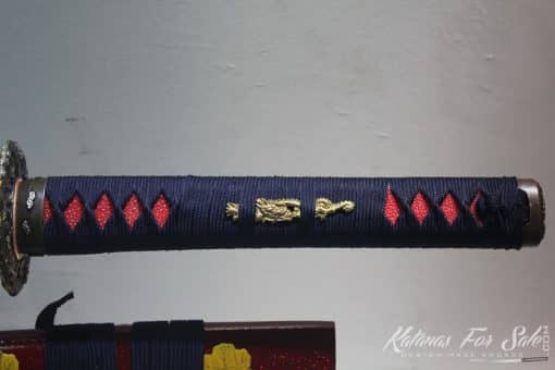 T10 Folded Steel Clay Tempered Katana with High Quality Copper Fittings - Image 5