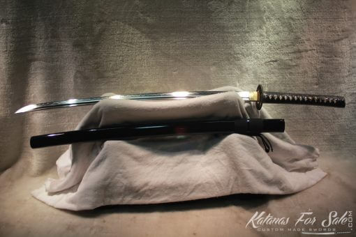 T10 Clay Tempered Carbon Steel Katana Iron Tsuba - Image 7