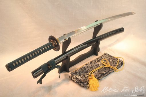 T10  Clay Tempered Carbon Steel Katana High Quality Copper Fittings - Image 10