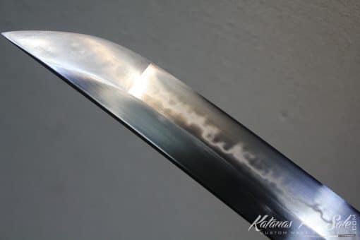 T10 Clay Tempered Choji Hamon Katana with Copper Fitting - Image 4